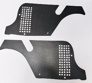Ford Fiesta MK2 Rear Boot Covers (with speaker holes)